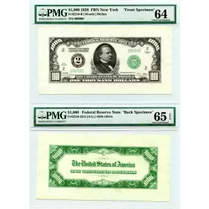 $1,000 1928  High Denomination Notes 2210-B
