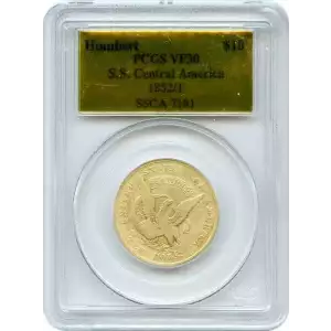 Territorial Gold - $10 Augustus Humbert, Assayer