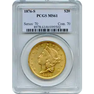 1876-S $20