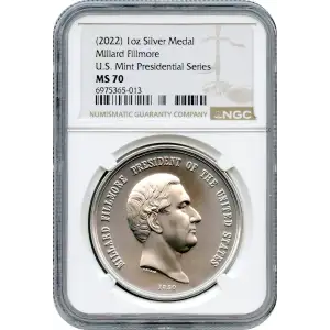 U.S. Mint Presidential Indian Peace Medal Silver Restrike (3)