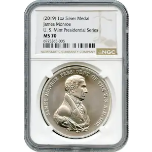 U.S. Mint Presidential Indian Peace Medal Silver Restrike