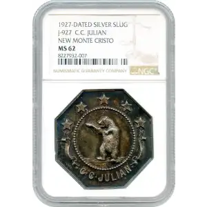 New Monte Cristo Sterling Slug