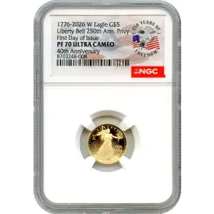 1776-2026 W Liberty Bell 250th -FDI PEDIGREE OVERRIDE ULTRA CAMEO