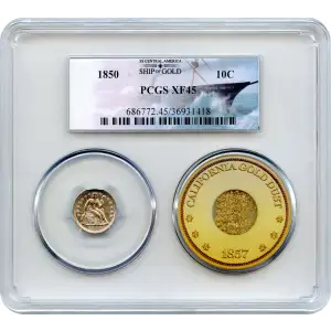 1850 10C S.S. Central America #2 (with Pinch) (2)