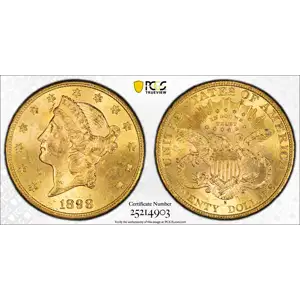 1898-S $20