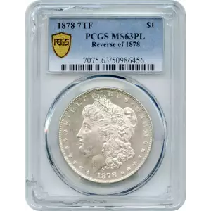 1878 7TF $1 Reverse of 1878, PL (3)