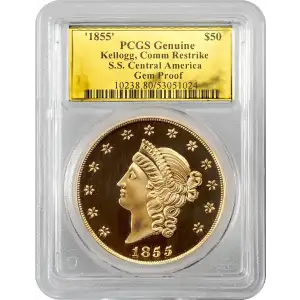 $50 Kellogg Commemorative Gold Restrike