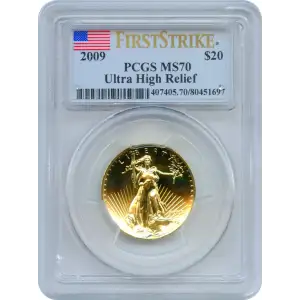 2009 $20 Ultra High Relief First Strike