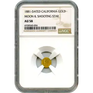 Moon & Shooting Star Gold Token (3)