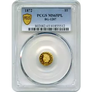 1872 G$1 BG-1207, PL (5)