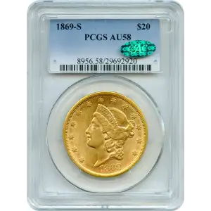 1869-S $20
