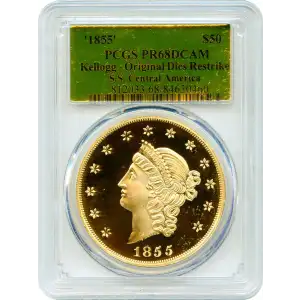$50 Kellogg & Company Pioneer Gold Restrike