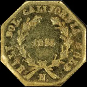 California Fractional Gold 50C Liberty Head Octagonal (5)