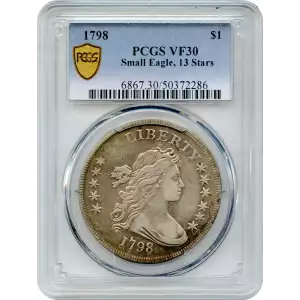1798 $1 Small Eagle, 13 Stars (4)