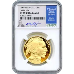 2008 W .9999 FINE ULTRA CAMEO