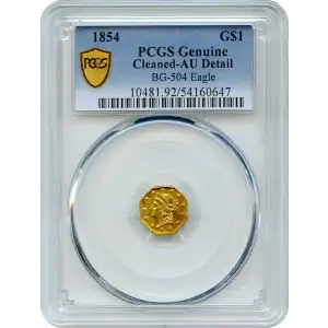 1854 G$1 BG-504 Eagle (4)