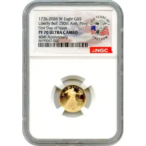 1776-2026 W Liberty Bell 250th -FDI PEDIGREE OVERRIDE ULTRA CAMEO