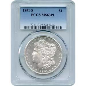 1891-S $1, PL