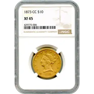 1873-CC $10 Liberty
