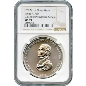U.S. Mint Presidential Indian Peace Medal Silver Restrike