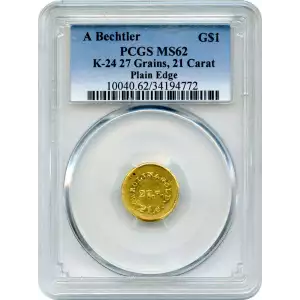 (1842-50) G$1 A. Bechtler 