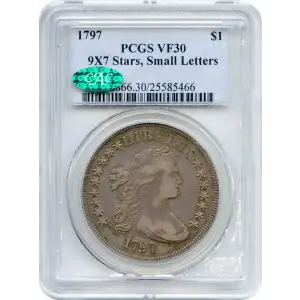 1797 $1 9x7 Stars, Small Letters