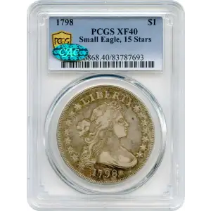 1798 $1 Small Eagle, 15 Stars (3)