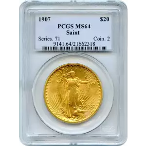 1907 $20 Saint-Gaudens