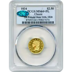 1834 $2.50 Classic, PL (4)