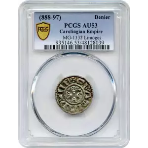 France Carolingian Empire Limoges Denier (3)