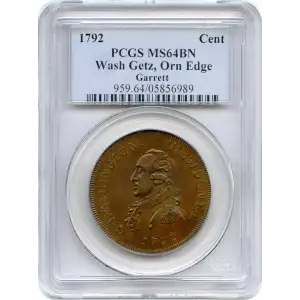 Washington Getz Pattern Cent