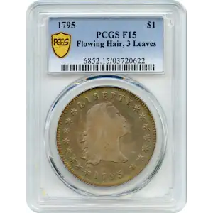 1795 $1 Flowing Hair, 3 Leaves (4)