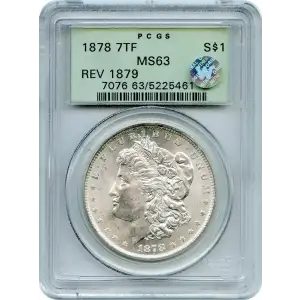 1878 7TF $1 Reverse of 1879