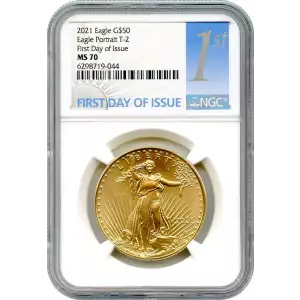 2021 Eagle Portrait T-2 First Day of Issue