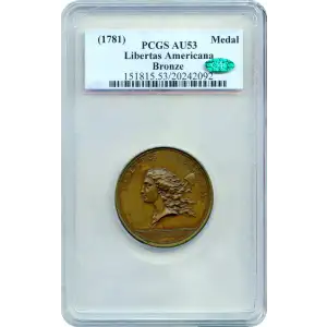 1783 AE Medal Betts-615, Libertas Americana, BN (3)