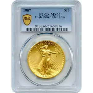 1907 $20 High Relief, Flat Edge (2)