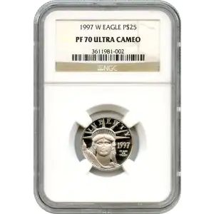 Platinum $25 American Eagle 1/4oz