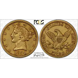 1854-O $5 (2)