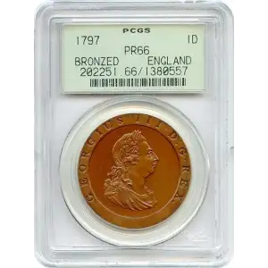 1797 1D S-3777 Bronzed Cu