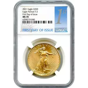 2021 Eagle Portrait T-2 First Day of Issue