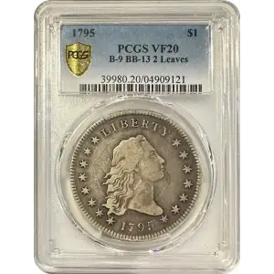 1795 $1 Flowing Hair, BB-13 (2)