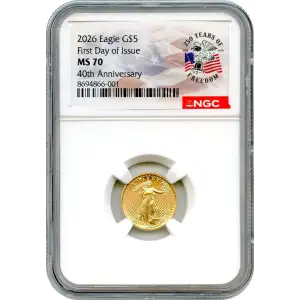 $5 Gold American Eagle 1/10oz