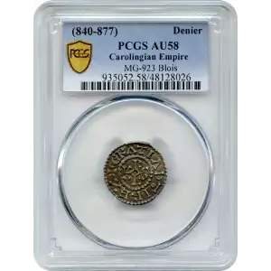 France Carolingian Empire Blois Denier