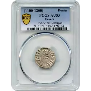 France Archbishopric of Besançon Denier