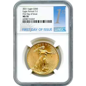2021 Eagle Portrait T-2 First Day of Issue