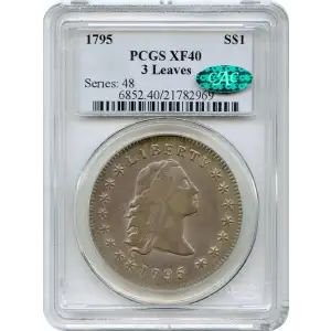 1795 $1 Flowing Hair, 3 Leaves (3)