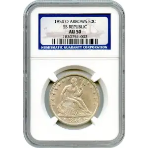 1854 O SS REPUBLIC