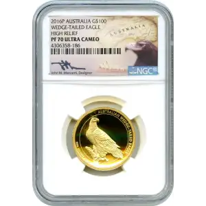 2016P Wedge-Tailed Eagle High Relief ULTRA CAMEO (3)