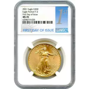 2021 Eagle Portrait T-2 First Day of Issue