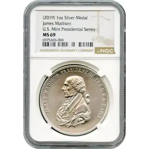 U.S. Mint Presidential Indian Peace Medal Silver Restrike